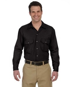 Dickies 574 - Chemise de travail pour homme à manches longues, 5,25 oz Noir